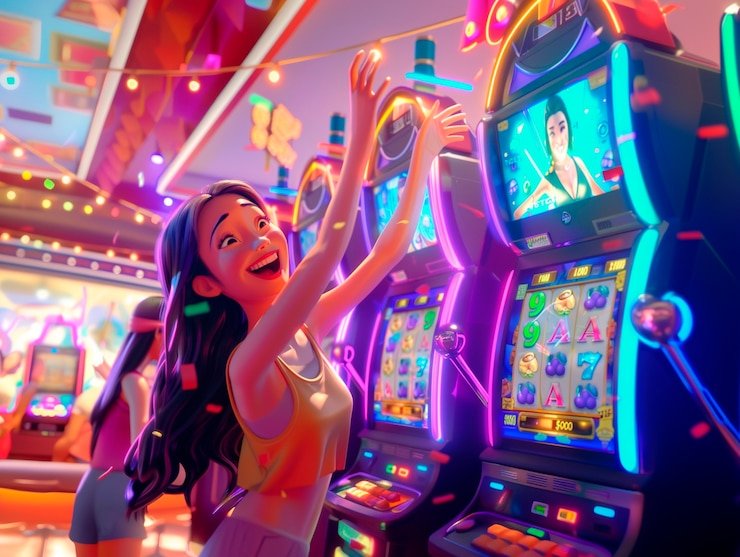 Meja French Roulette langsung dengan dealer di studio fals4d